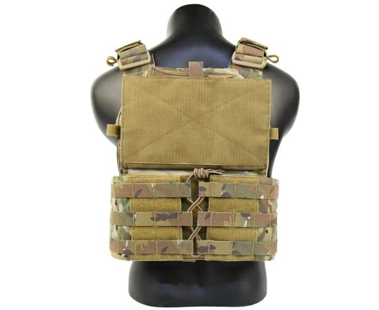 Жилет тактичний плитоноска Multicam з потрійним підсумком, зображення 5