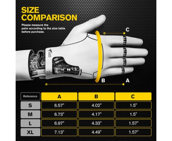 Чорні тактичні рукавиці безпалі Zag-2 half finger Black, Розмір: L, зображення 7