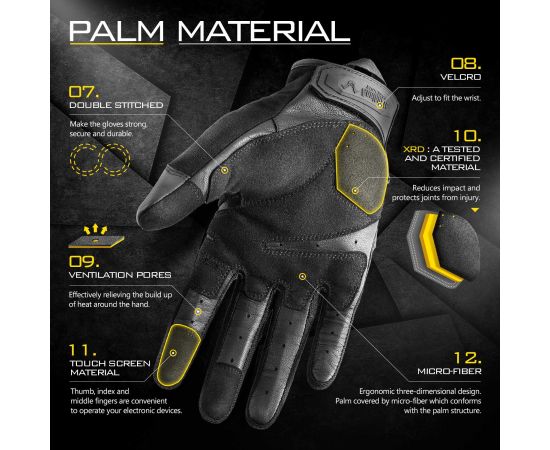 Перчатки Zag-3 Camo, Размер: XL, фото 8