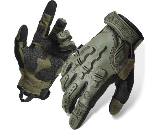 Військові тактичні рукавиці олива Zag-6 Olive, Розмір: S