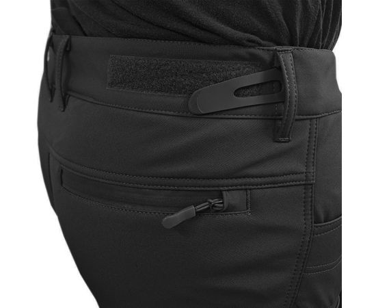 Мужские брюки черные Soft Shell Spartan Black, Размер брюк / рост: 60-62/188, фото 10