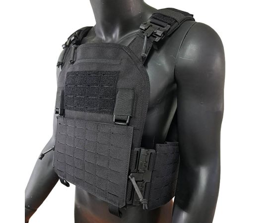 Жилет тактический плитоноска Black, фото 7