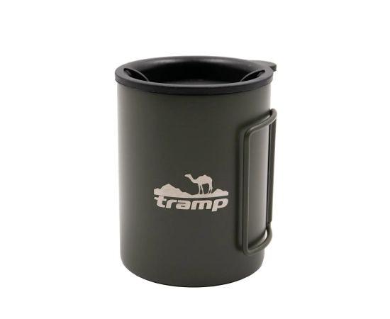 Термокружка Tramp со складными ручками и поилкой 400 мл UTRC-137 Olive, фото 6 Термокружка Tramp со складными ручками и поилкой 400 мл UTRC-137 Olive, фото 6