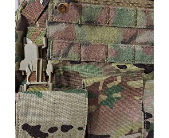 Жилет тактичний плитоноска Multicam з потрійним підсумком, зображення 17