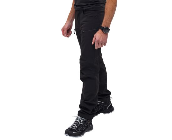 Мужские брюки черные Soft Shell Spartan Black, Размер брюк / рост: 44-46/176, фото 3 Мужские брюки черные Soft Shell Spartan Black, Размер брюк / рост: 44-46/176, фото 3
