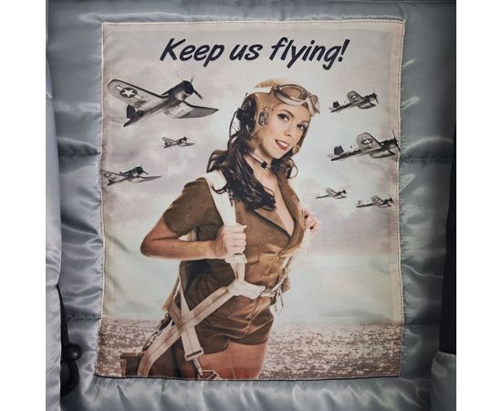 Зимова куртка Аляска чоловіча чорна N-3B Top Gun Black, Розмір: 40-42 (XS), зображення 12 Зимова куртка Аляска чоловіча чорна N-3B Top Gun Black, Розмір: 40-42 (XS), зображення 12