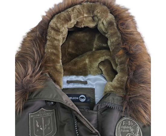 Куртка Аляска зимова N-3B slim Tundra Top Gun, Розмір: 40-42 (XS), зображення 20