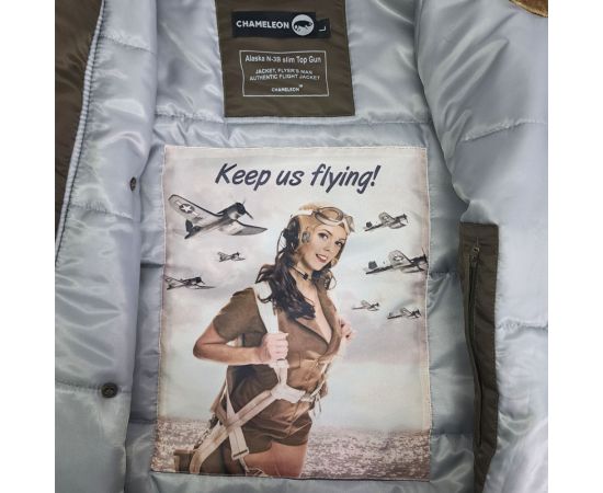 Куртка Аляска зимова N-3B slim Tundra Top Gun, Розмір: 40-42 (XS), зображення 16