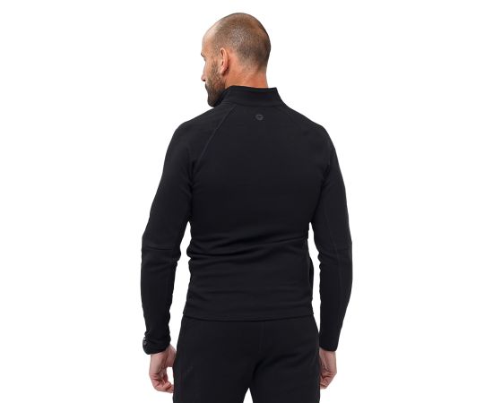 Спортивна кофта чоловіча чорна бавовна Sporter Gen 3 Black, Розмір: 48-50 (M), зображення 2