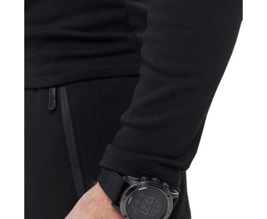 Спортивна кофта чоловіча чорна бавовна Sporter Gen 3 Black, Розмір: 62-60 (XXL), зображення 8