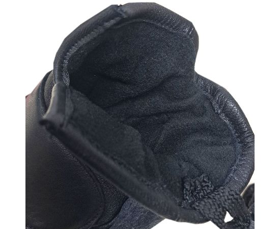 Рукавички шкіряні тактичні утеплені 312Б, зображення 3