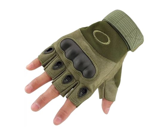 Тактичні беспалі рукавички Olive 136