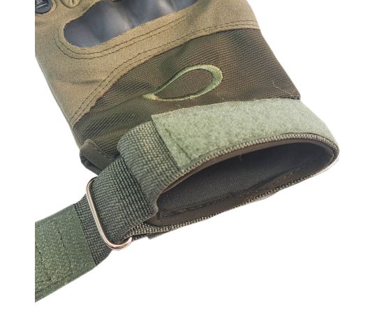 Тактические беспалые перчатки Olive 136, фото 4