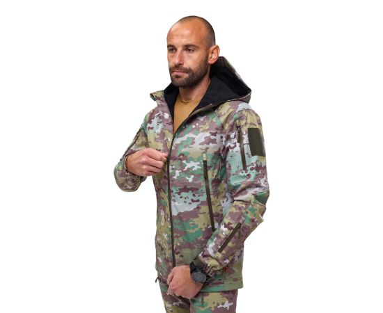 Демисезонная мужская куртка для охоты Soft Shell Spartan Util Cam, Розмір: 44-46 (S), зображення 4