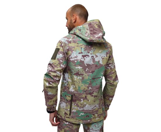 Демисезонная мужская куртка для охоты Soft Shell Spartan Util Cam, Розмір: 44-46 (S), зображення 6