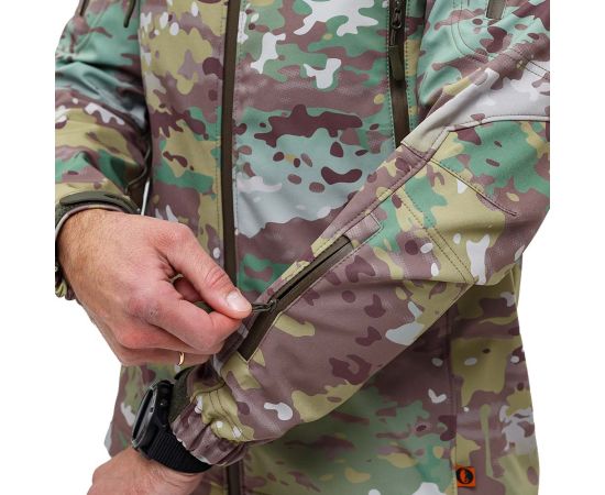 Демисезонная мужская куртка для охоты Soft Shell Spartan Util Cam, Размер: 48-50 (M), фото 17 Демисезонная мужская куртка для охоты Soft Shell Spartan Util Cam, Размер: 48-50 (M), фото 17