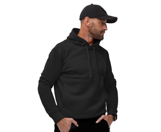 Кофта худі чоловіча чорна Anorak warm Gen2 Black, Розмір: 64-66 (XXXL), зображення 4 Кофта худі чоловіча чорна Anorak warm Gen2 Black, Розмір: 64-66 (XXXL), зображення 4