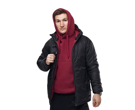 Бордове худі чоловіче Anorak warm Gen2 Burgundy, Розмір: 44-46 (S), зображення 5 Бордове худі чоловіче Anorak warm Gen2 Burgundy, Розмір: 44-46 (S), зображення 5