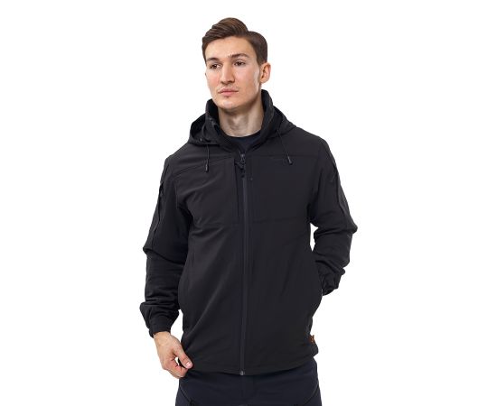 Чоловіча куртка-вітровка з капюшоном Breeze Gen 2 Black, Розмір: 48-50 (M), зображення 2