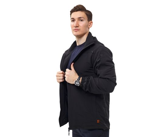 Чоловіча куртка-вітровка з капюшоном Breeze Gen 2 Black, Розмір: 62-60 (XXL), зображення 3
