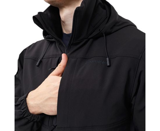 Чоловіча куртка-вітровка з капюшоном Breeze Gen 2 Black, Розмір: 44-46 (S), зображення 12