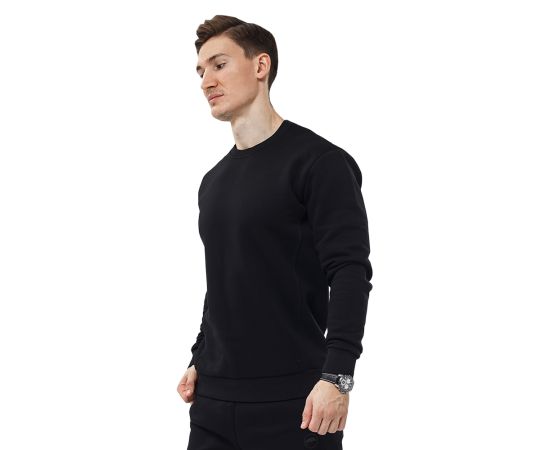 Черный свитшот мужской Warm Black, Размер: 44-46 (S), фото 5 Черный свитшот мужской Warm Black, Размер: 44-46 (S), фото 5