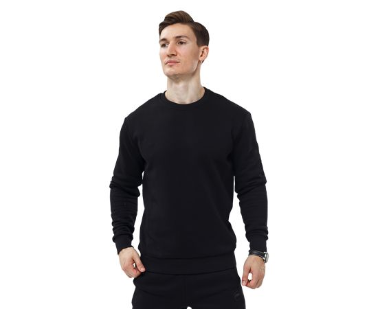 Черный свитшот мужской Warm Black, Размер: 44-46 (S), фото 3 Черный свитшот мужской Warm Black, Размер: 44-46 (S), фото 3