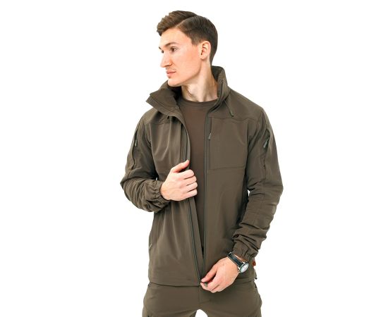 Куртка-вітрівка чоловіча з капюшоном Breeze Gen 2 Olive, Розмір: 44-46 (S), зображення 2