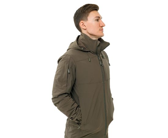 Куртка-ветровка мужская с капюшоном Breeze Gen 2 Olive, Размер: 56-58 (XL), фото 3