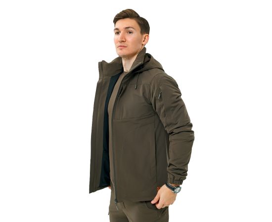 Куртка-ветровка мужская с капюшоном Breeze Gen 2 Olive, Размер: 56-58 (XL), фото 5