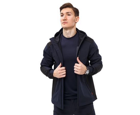 Куртка Soft Shell Predator Navy/Black, Розмір: 56-58 (XL), зображення 2