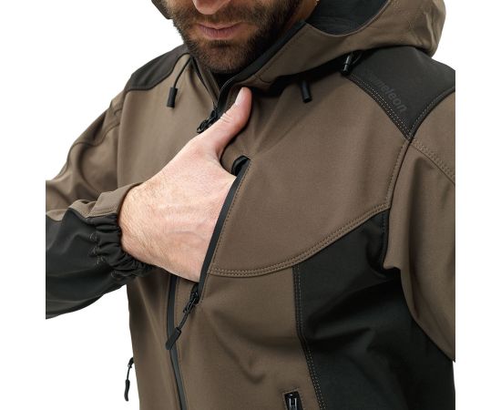 Куртка Soft Shell Predator Olive/Black, Розмір: 56-58 (XL), зображення 9 Куртка Soft Shell Predator Olive/Black, Розмір: 56-58 (XL), зображення 9