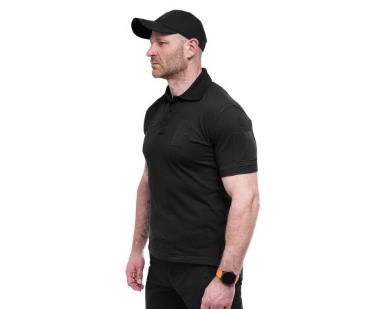 Футболка тактическая Polo Black, Размер: 56-58 (XL), фото 2