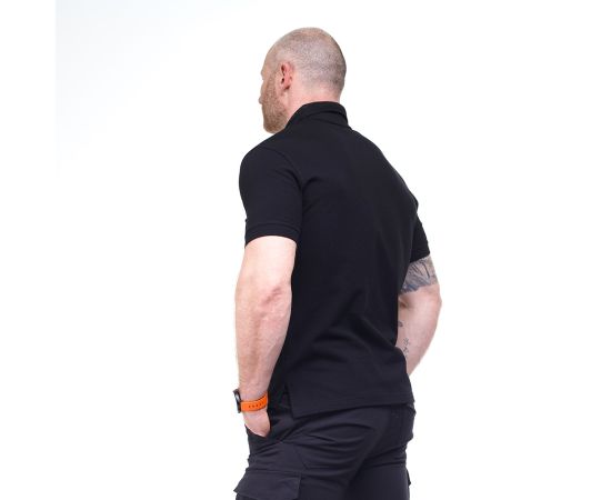 Черная мужская футболка Polo Serious, Размер: 60-62 (XXL), фото 4