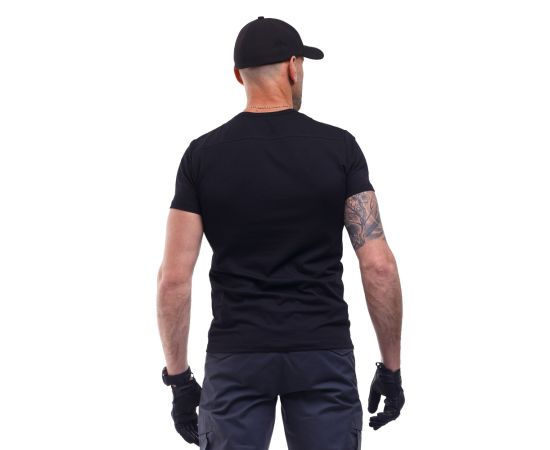 Футболка чоловіча чорна Jersey Black, Розмір: 48-50 (M), зображення 5