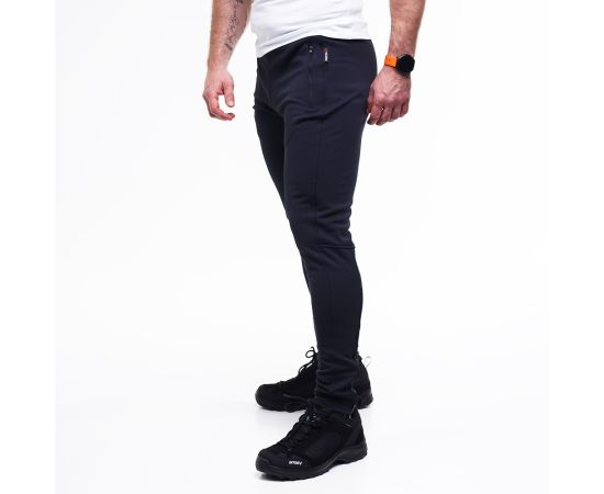 Штаны спортивные утепленные Mobile Black с начесом, Размер брюк / рост: 48-50/188, фото 6