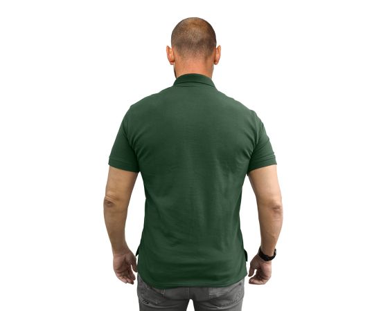 Чоловіча футболка поло олива Serious 100% бавовна, Розмір: 52-54 (L), зображення 5