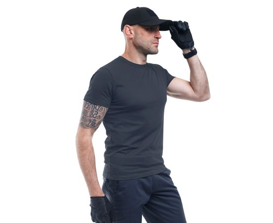 Темно-сіра футболка чоловіча Jersey Grey, Розмір: 62-60 (XXL), зображення 2