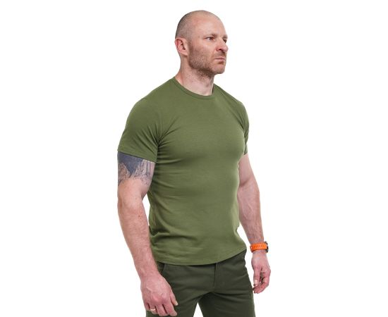 Тактична футболка чоловіча колір хакі Light Jersey Khaki, Розмір: 40-42 (XS)
