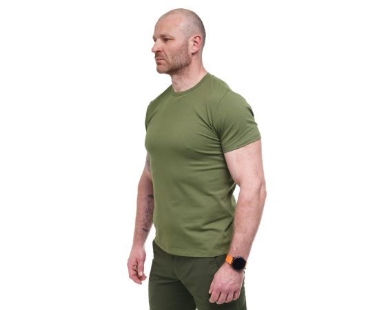 Тактична футболка чоловіча колір хакі Light Jersey Khaki, Розмір: 62-60 (XXL), зображення 2