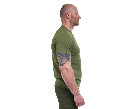 Тактическая футболка мужская цвета хаки Light Jersey Khaki, Размер: 40-42 (XS), фото 4