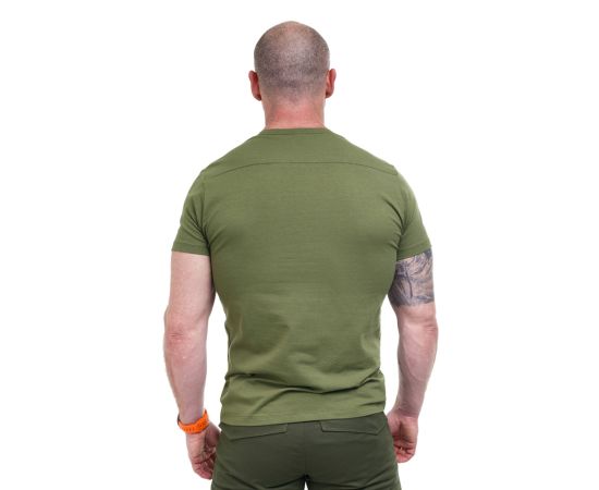 Тактическая футболка мужская цвета хаки Light Jersey Khaki, Размер: 40-42 (XS), фото 5