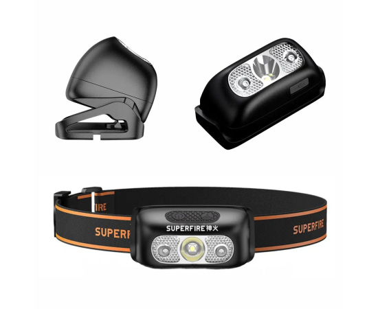 Налобный фонарь Superfire HL05-G, фото 2