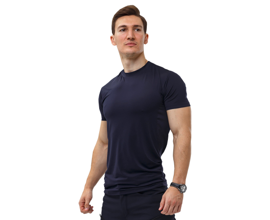 Темно-синяя футболка мужская Crossfit Flex Navy, Размер: 44-46 (S)