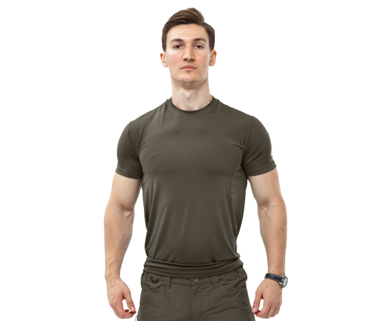 Футболка олива чоловіча Crossfit Flex Olive, Розмір: 56-58 (XL), зображення 2