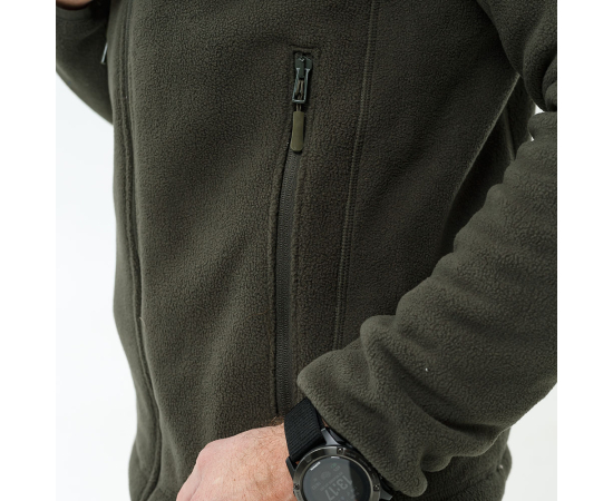 Мужская флисовая куртка с капюшоном Viking Olive, Размер: 48-50 (M), фото 8