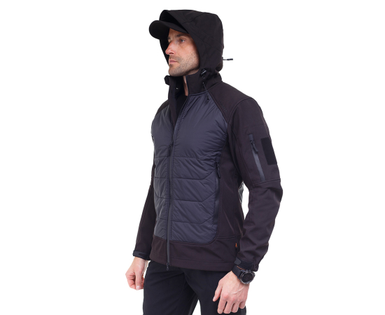 Куртка Soft Shell Gladiator Gen 2 black, Розмір: 56-58 (XL), зображення 7 Куртка Soft Shell Gladiator Gen 2 black, Розмір: 56-58 (XL), зображення 7