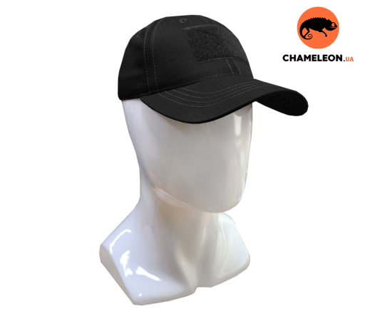 Бейсболка тактическая с эластаном Black, Размер: L-XL