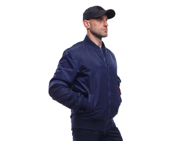 Демисезонная мужская темно-синяя куртка MA-1 Gen 2 Navy, Размер: 48-50 (M), фото 4 Демисезонная мужская темно-синяя куртка MA-1 Gen 2 Navy, Размер: 48-50 (M), фото 4