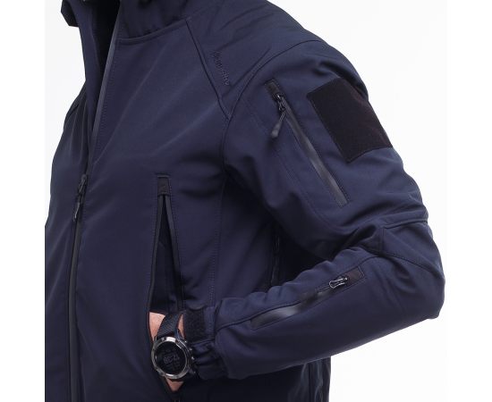 Демісезонна чоловіча куртка Soft Shell Spartan Navy, Розмір: 40-42 (XS), зображення 11 Демісезонна чоловіча куртка Soft Shell Spartan Navy, Розмір: 40-42 (XS), зображення 11
